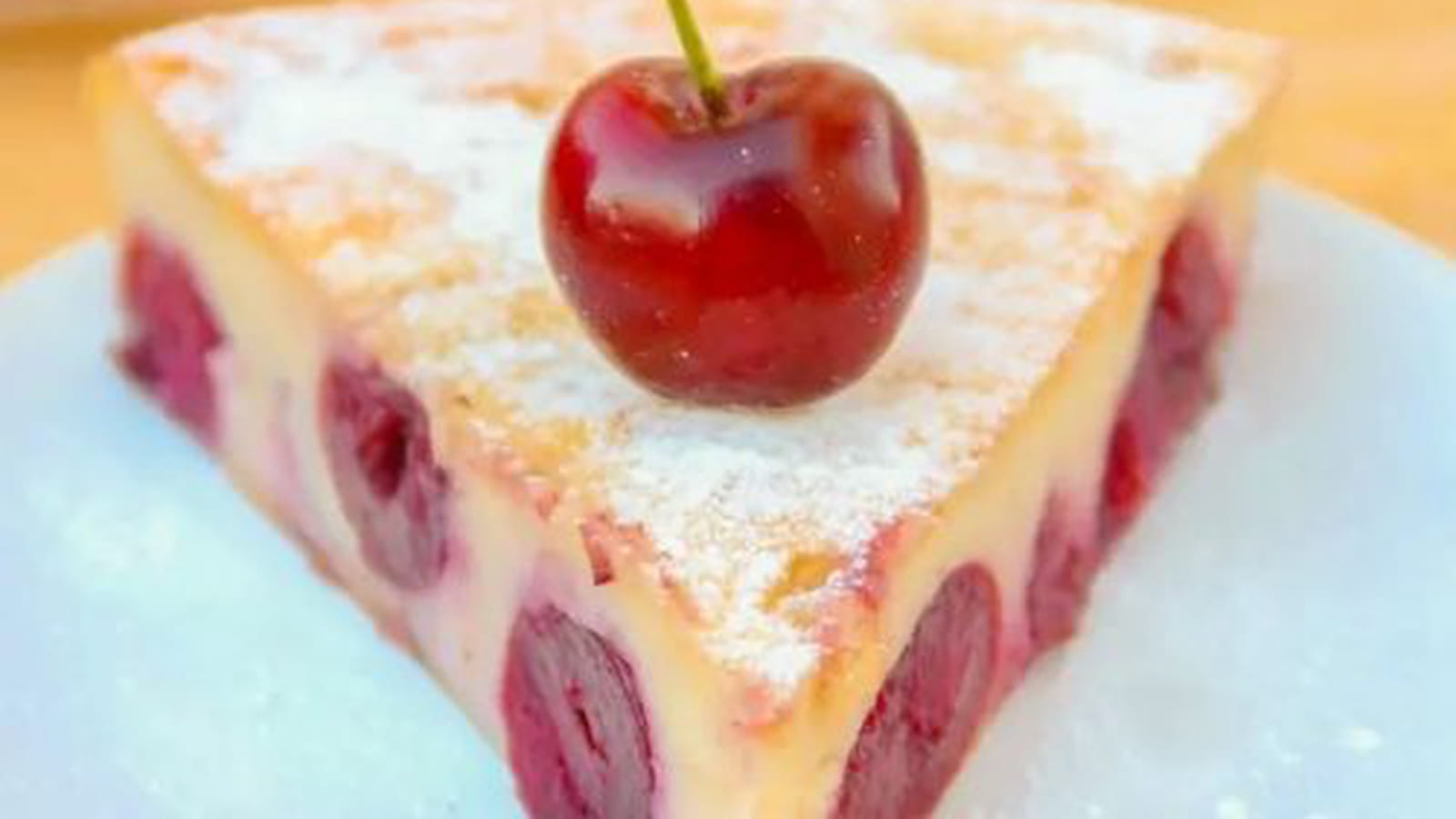 Clafoutis aux cerises {vegan}