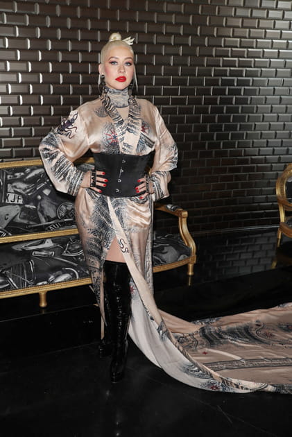 Christina Aguilera au d&eacute;fil&eacute; Jean Paul Gaultier