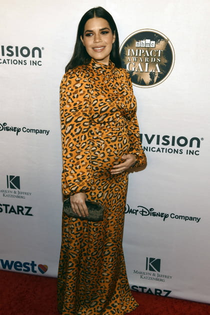 TOP : America Ferrera en robe léopard