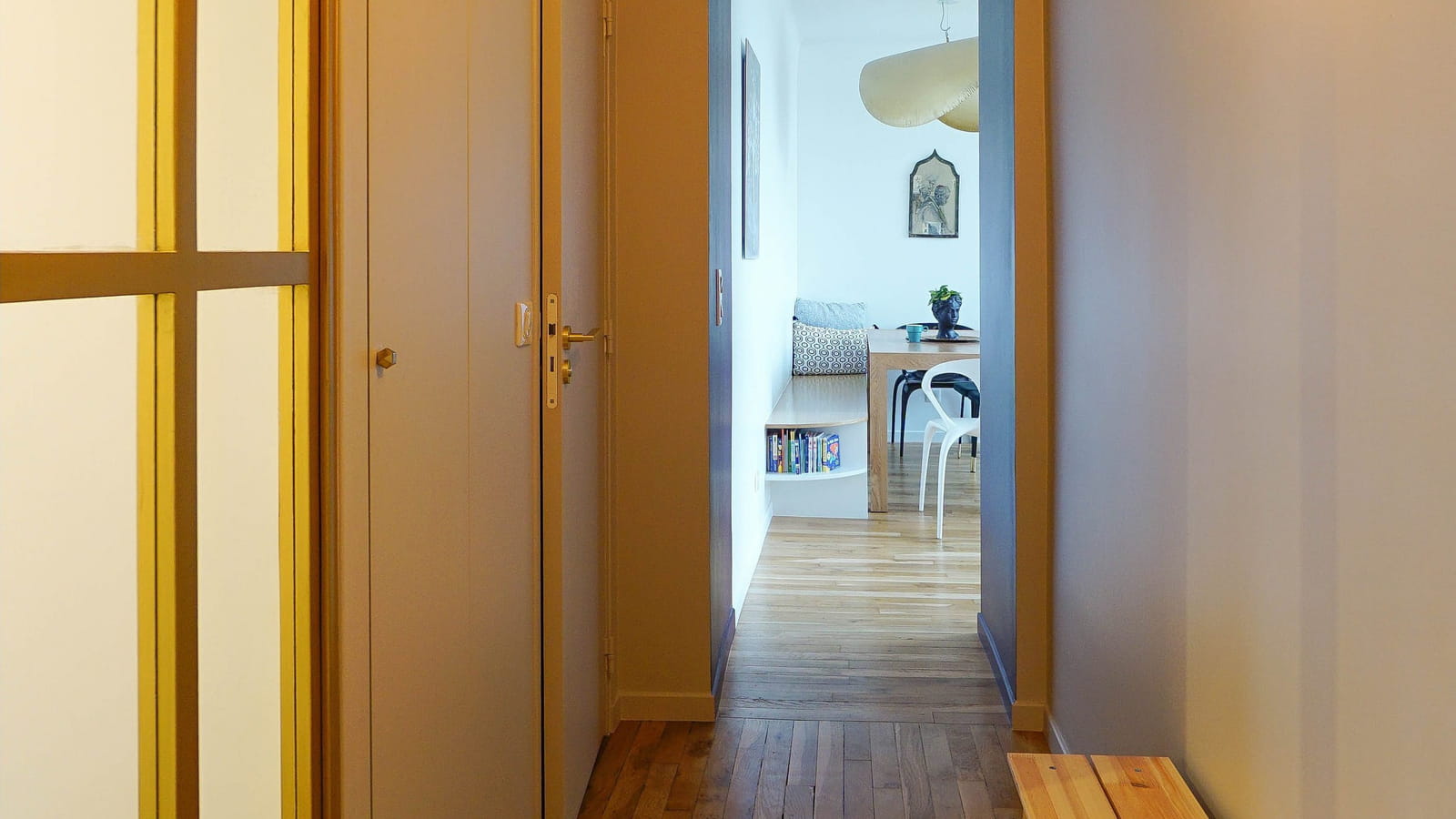 Couloir d'entrée après 