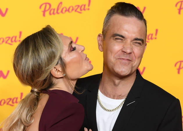 Robbie et Ayda Williams font la soupe &agrave; la grimace