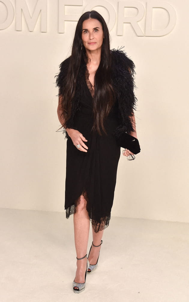 Demi Moore au défilé Tom Ford