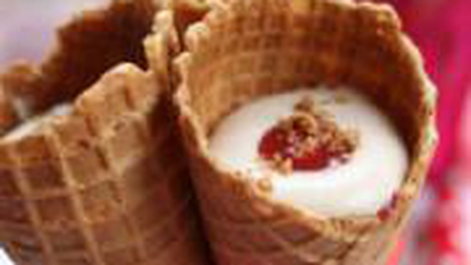 Cornets de tiramisù fraises et Speculoos