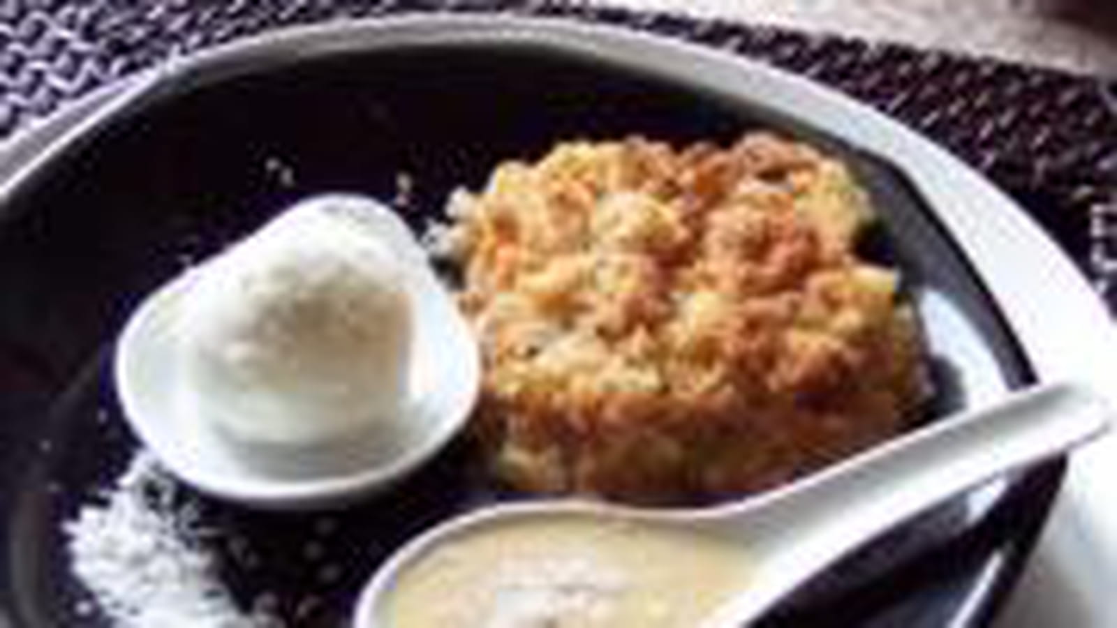 Crumble ananas-coco
