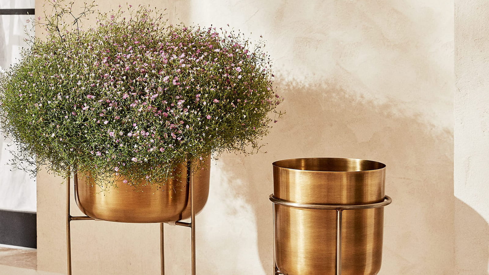 Cache-pot doré Zara Home 