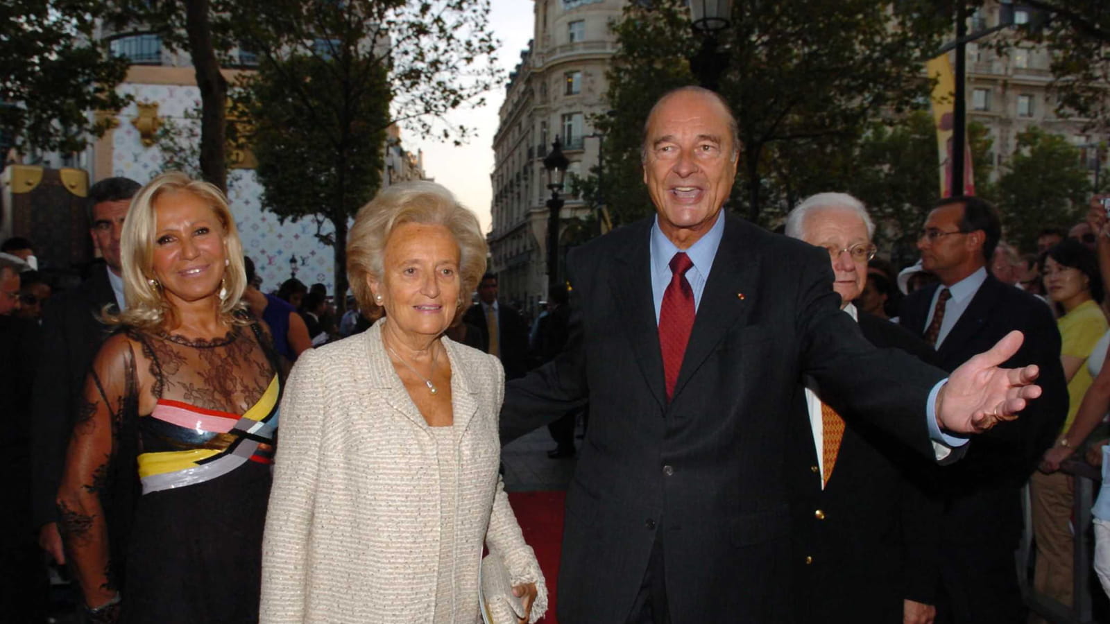 Madame Pozzo di Borgo, Bernadette Chirac et Jacques Chirac