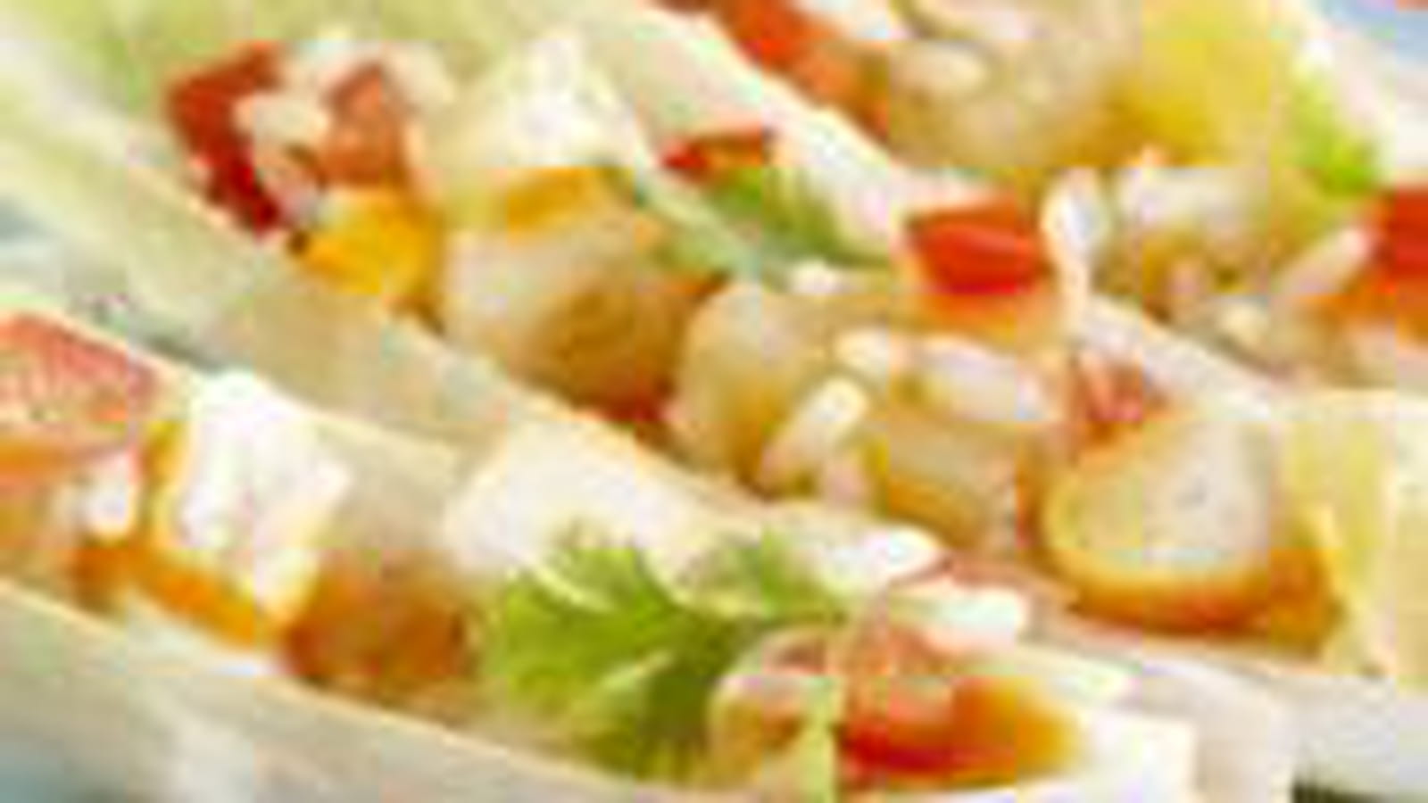 Salade de riz à l'ananas