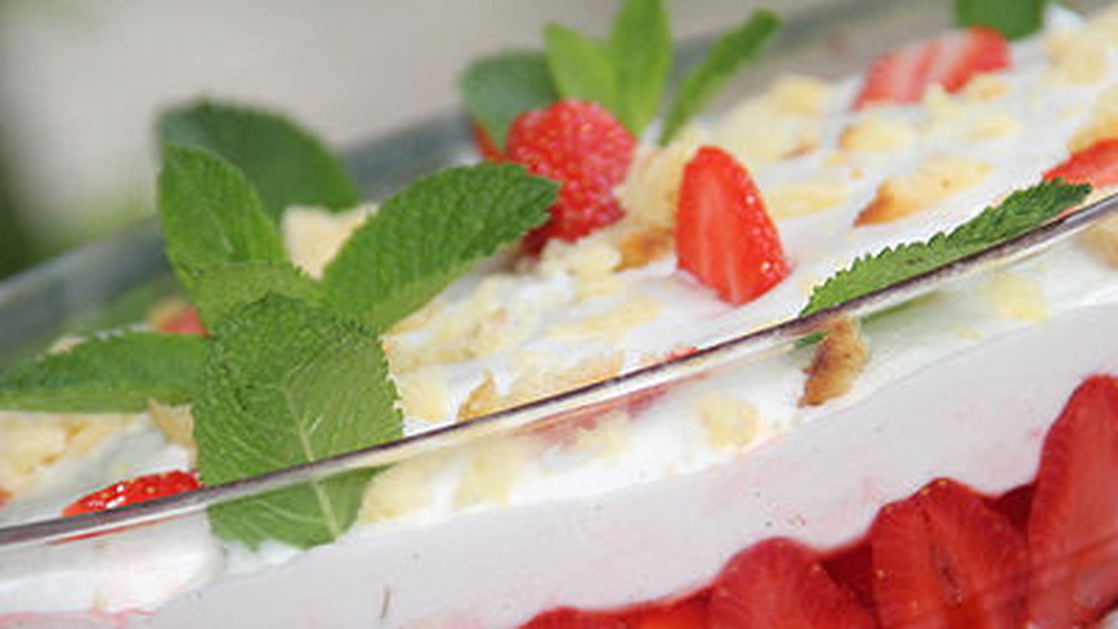 Trifle aux fraises