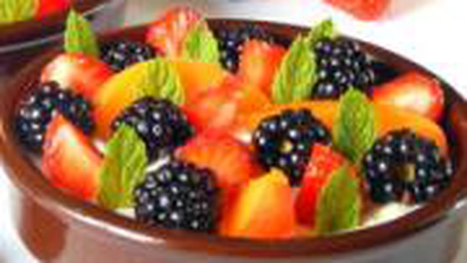 Mousse mascarpone fruits d'été