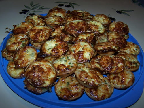 Quiches au bacon et à l'oignon