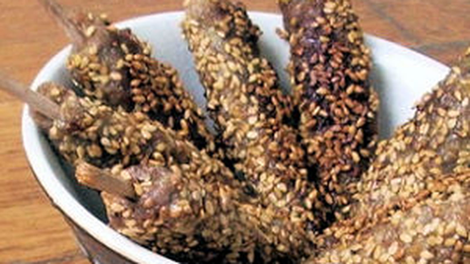 Brochettes à la sauce soja