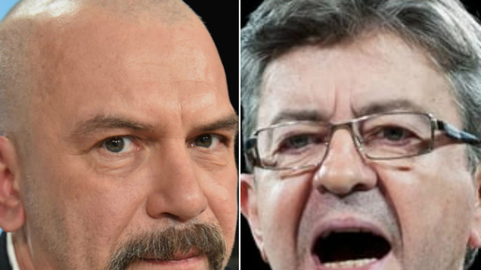 Philippe Torreton et Jean-Luc Mélenchon