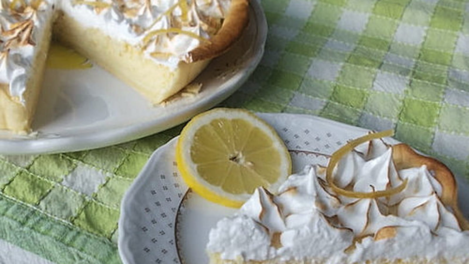 Tarte magique au citron meringué