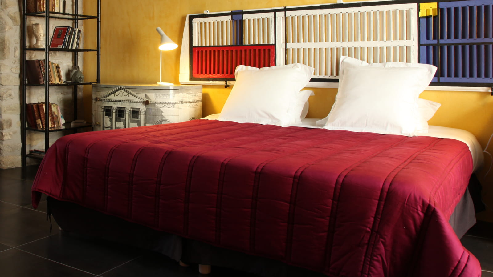 Chambre esprit Mondrian 