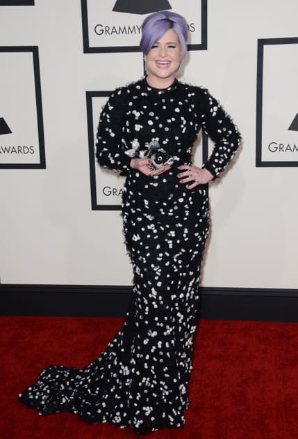 Kelly Osbourne, en robe imprimée Christiano Siriano
