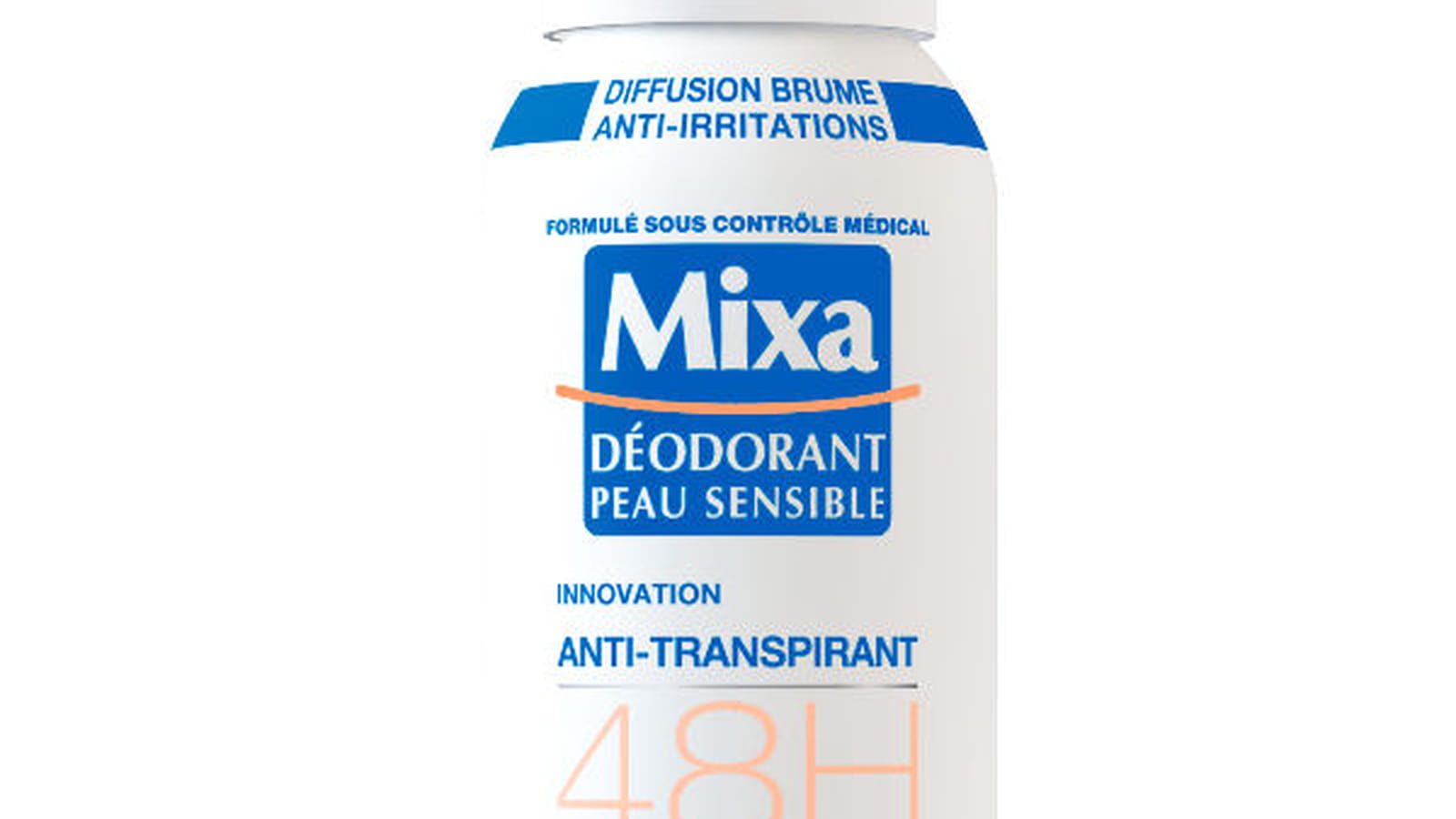 Anti-transpirant sensitive confort hypoallergénique Mixa 