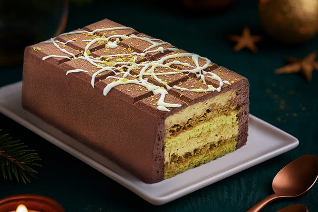 Bûche pâtissière façon Dubaï - Picard