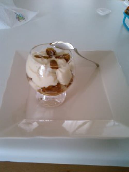 Duo d'ananas confit et mascarpone