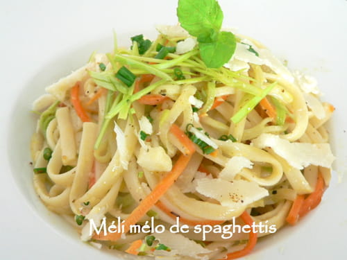 Méli mélo de spaghetti