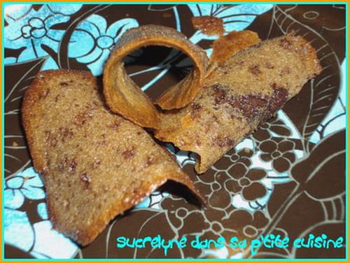 Tuiles au chocolat