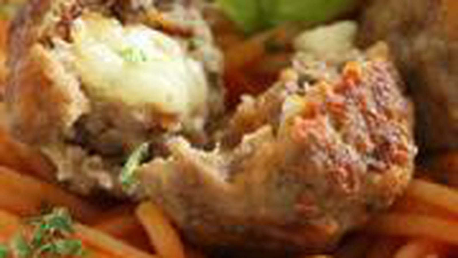 Boulettes de viande, mozza