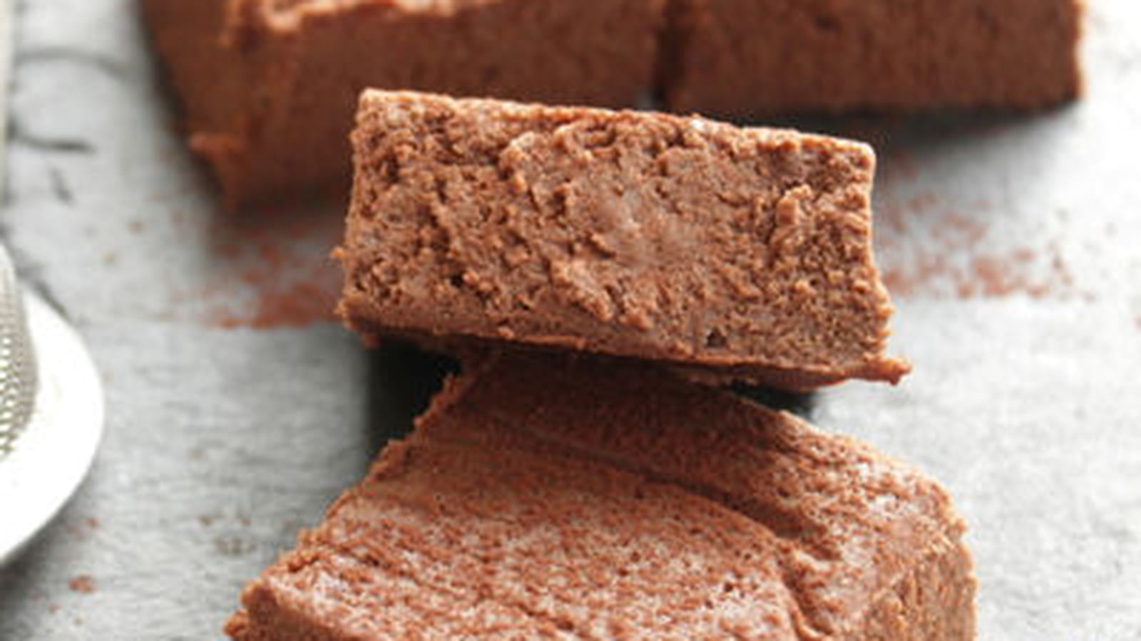 Fondant chocolat poire sans beurre à la vapeur
