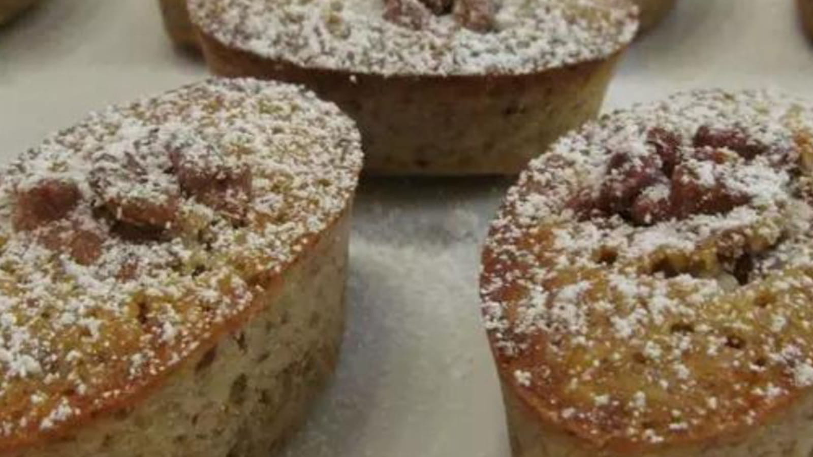 Financiers aux noix et sirop d'érable