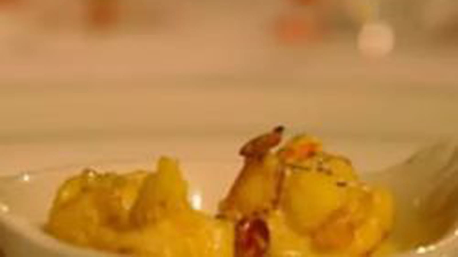 Cassolette de langouste flambée au cognac