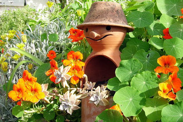 Un jardinier en terre