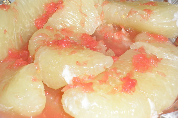 Recette de Pomelo chinois à la chartreuse et à la verveine