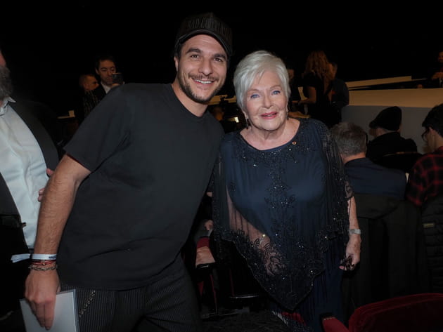 Amir et Line Renaud prennent la pose