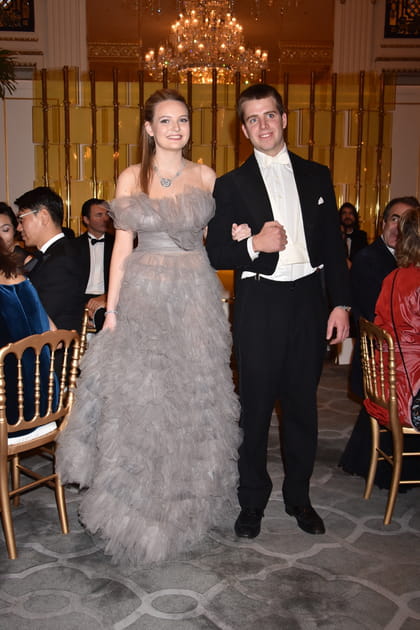 Alexina Fontes Williams et son cavalier Don Emanuele dei duchi Torlonia