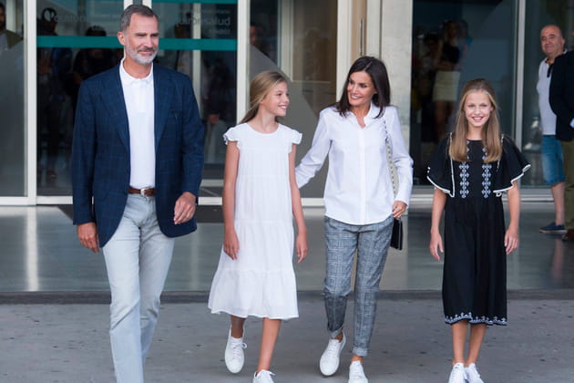 La famille royale d'Espagne, décontractée en famille