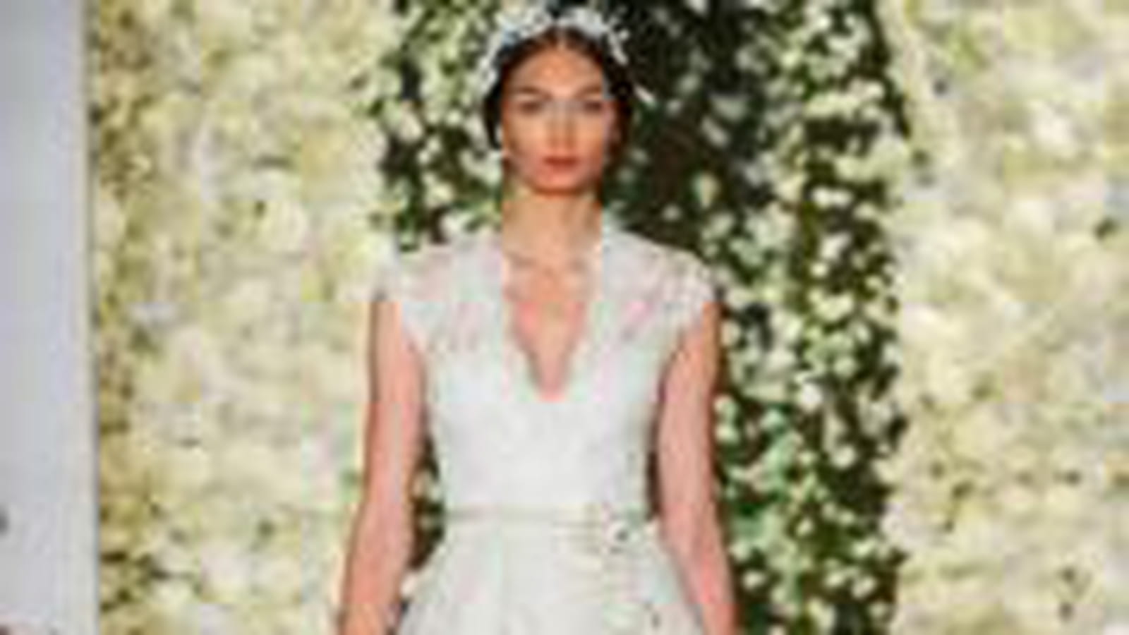 La robe en dentelle Reem Acra