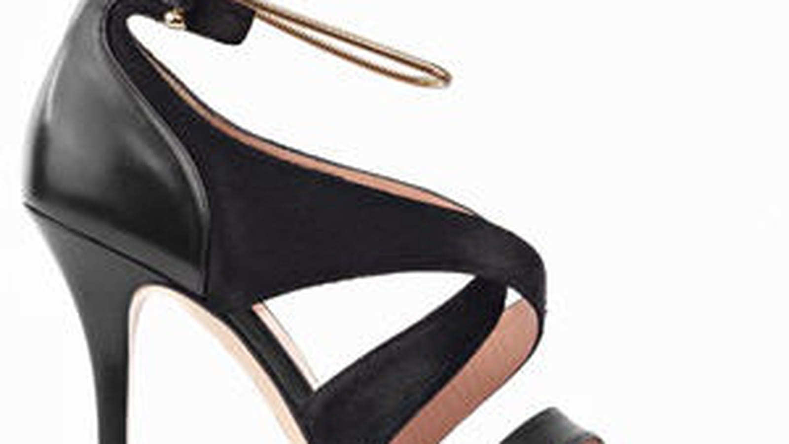Escarpins en veau velours et cuir noir de Boss Black
