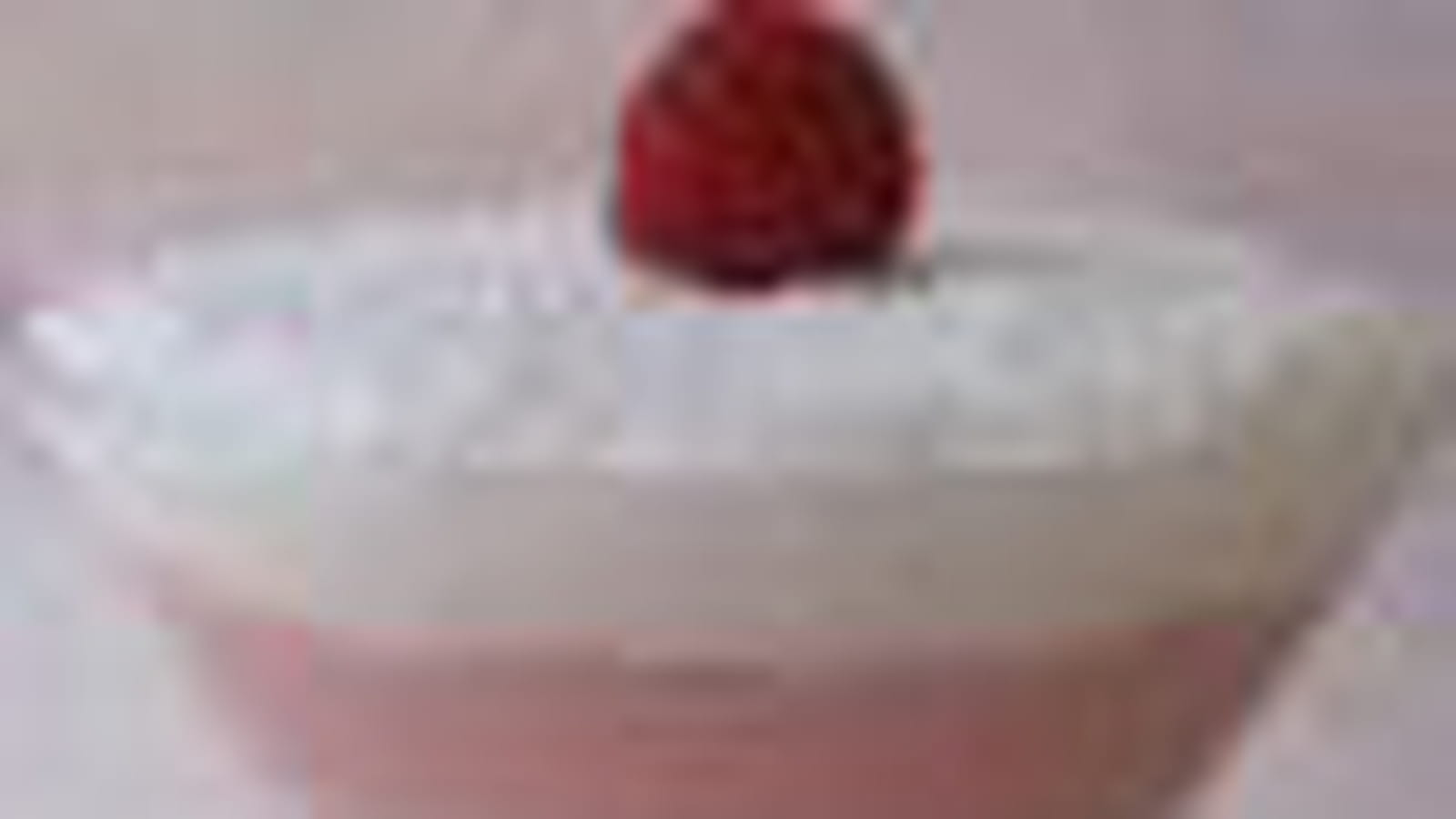 Verrine glacée framoise-coco