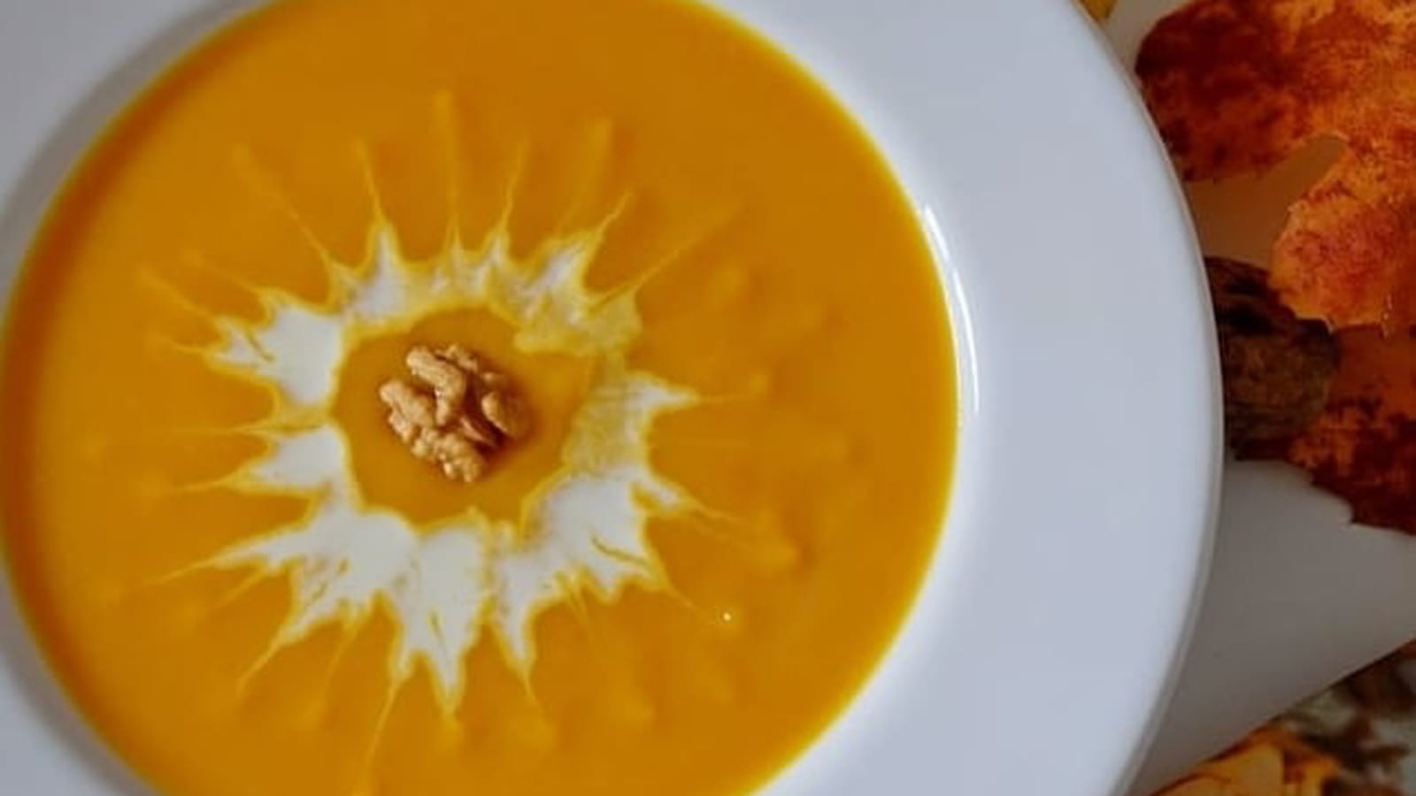 Velouté de potiron et de carotte
