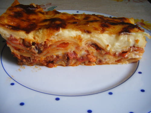Lasagnes au boeuf épicé