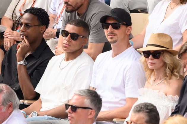 Kylian Mbapp&eacute; et Zlatan Ibrahimovic&nbsp;: les footballeurs r&eacute;unis pour Roland-Garros