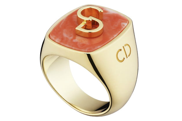 Chevalière Lucky Dior "CD signature"