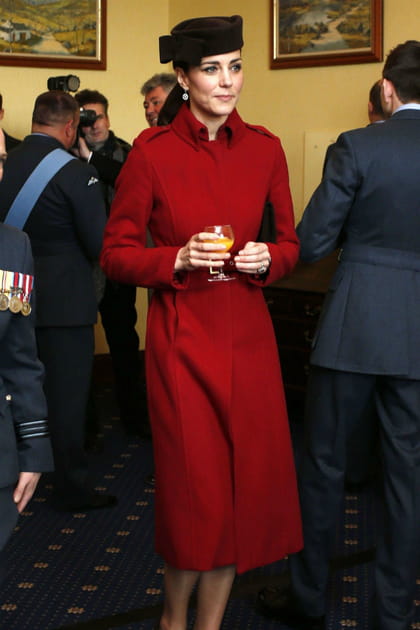 Kate Middleton en manteau LK Bennett en 2016