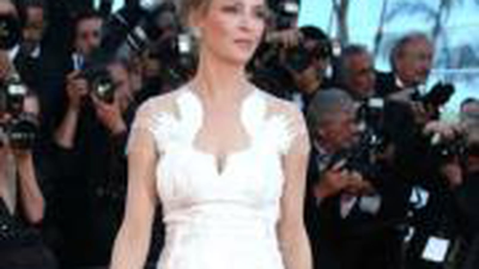Uma Thurman, parfaite en Marchesa