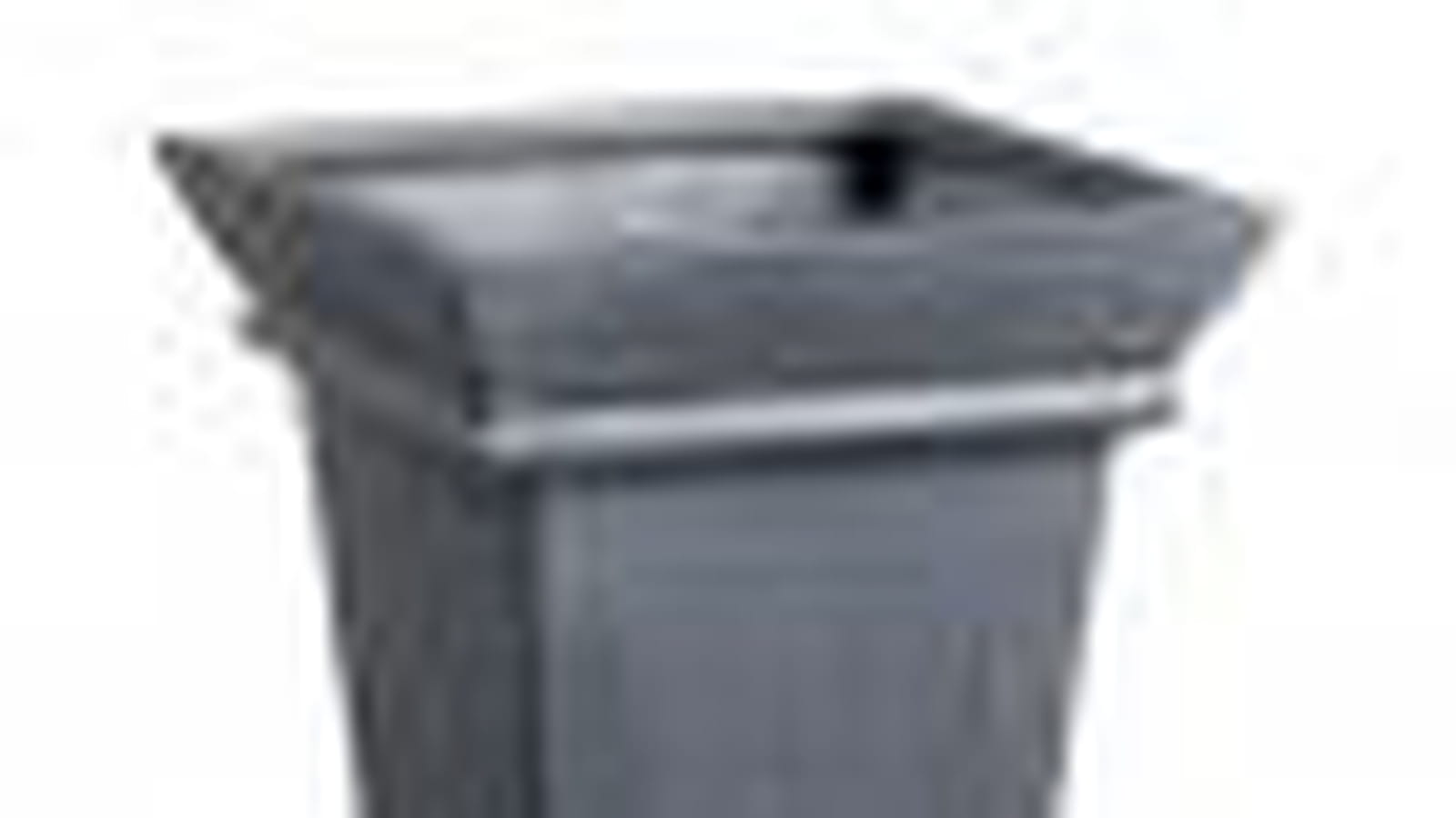 Cache-pot zinc inox