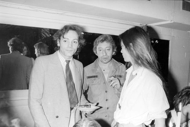 Avec Patrick Dewaere et Serge Gainsbourg &agrave; une soir&eacute;e au Palace, en 1980