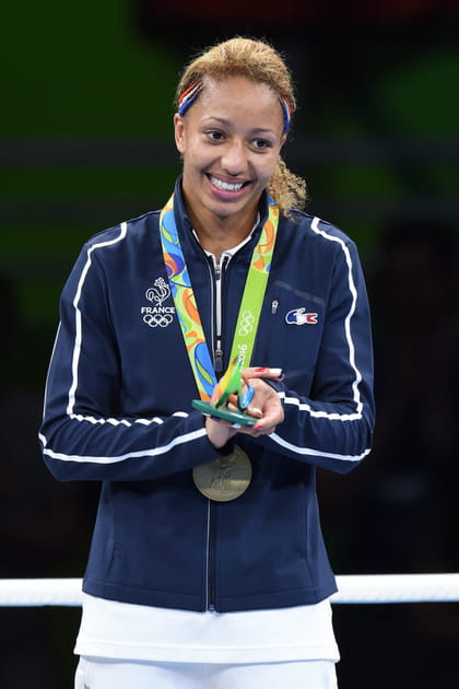 La boxeuse Estelle Mossely