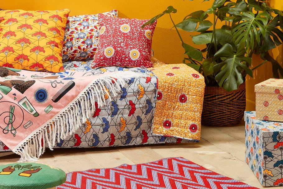L'objet du désir : un coussin Maison Château Rouge X Monoprix