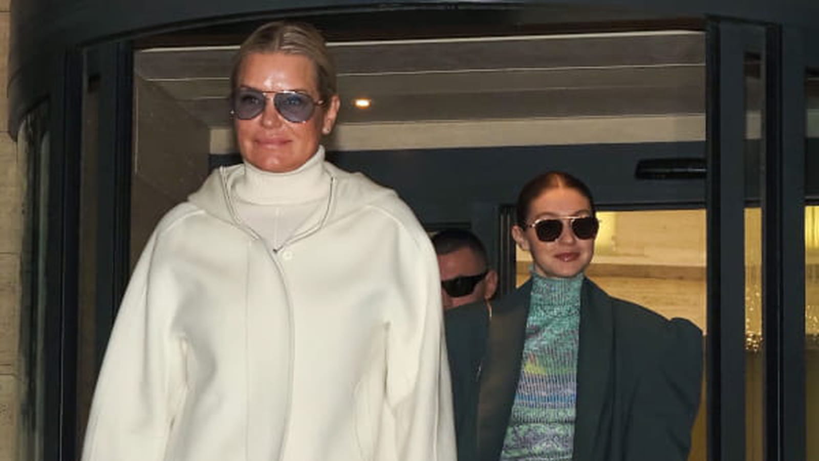 Yolanda et Gigi Hadid le 21 février 2020