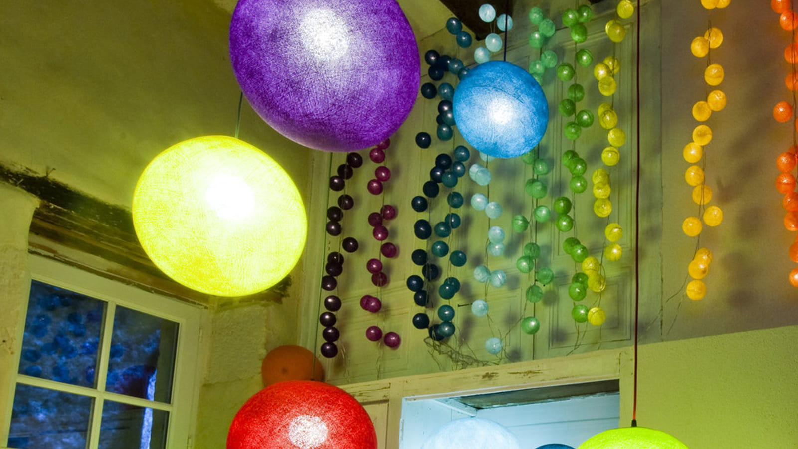 Boules lumineuses La Case de Cousin Paul
