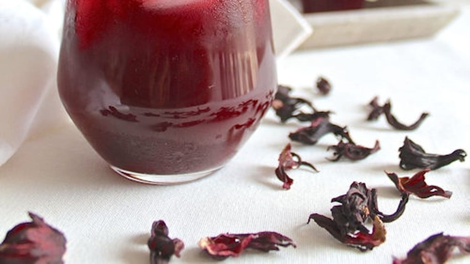 Thé glacé Earl Grey à l'hibiscus, fleur d'oranger et framboises