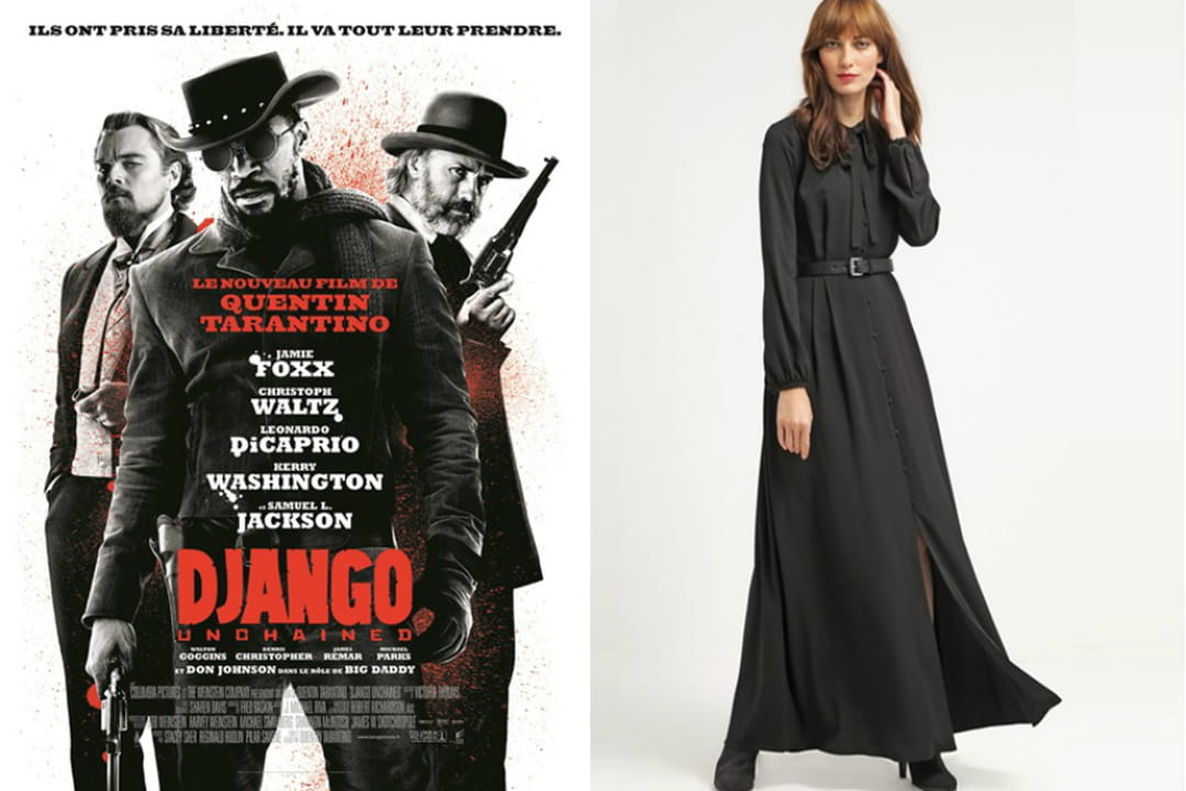 Une robe façon Broomhilda Von Shaft dans "Django Unchained"